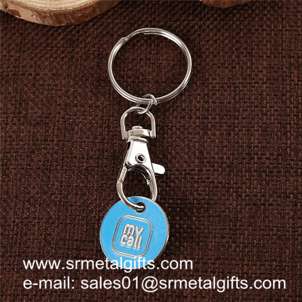 Super store trolley cart coin key holder