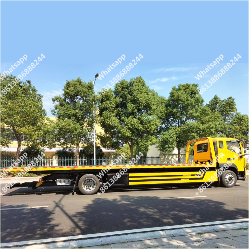 European Airlines Long Wheelbase 10 Tons Large Plate One Tow Two Wrecker Multifunction Plat Form Wrecker