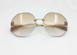 Lightweight rimless titanium sunglasses Men Women accessories UV protection 100%