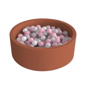 China ‎Machine Wash Shrink-Proof Velvet Round Foam Ball Pits 100x30cm wholesale