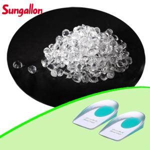 China OEM Clear TPR Material TPE Elastomer Material Waterproof Used for Soft Insoles Foot Care Products wholesale