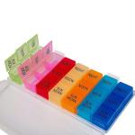 Medicine Box Hospital Medical Supplies 21 Compartment Portable Travel Colorful