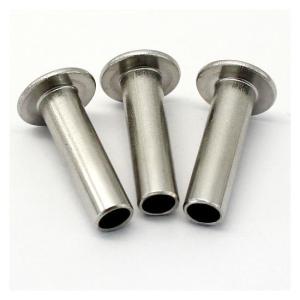 China RoHs Certified SS304/SS316 Round Head Semi-Tubular Rivet for TM 8-32*6 Male Screw Size wholesale