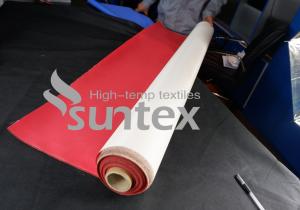 China Fireproof Polyurethane PU Coated Fiberglass Fabric Fire Resistant Thermal Insulation wholesale