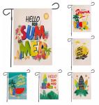 100D Polyester Decorative Custom Garden Flags 30x45cm Seasonal Garden Flag Set