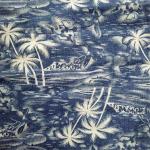 Beach Pants Liberty Print Fabric 160gsm Washable Hawaiian Style Coconut Palm