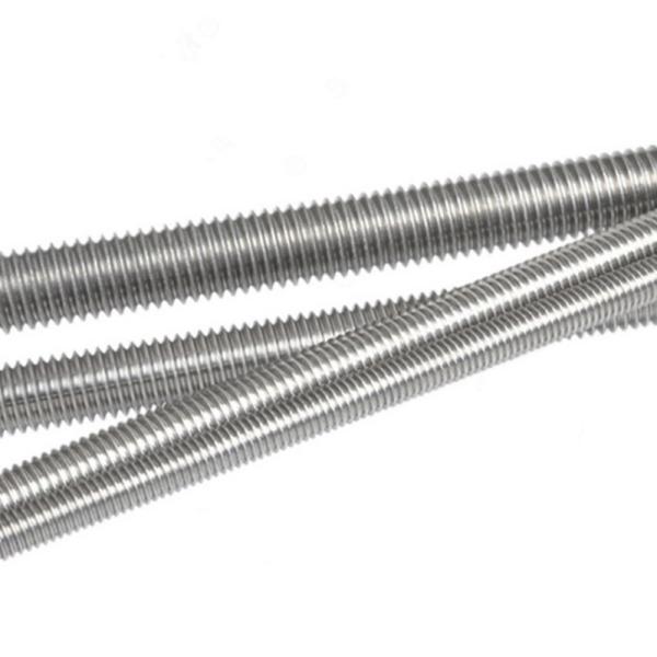 304 Stainless Steel Full Threaded Screw Rod DIN975 Hot Dip Galvanized Trapezoida