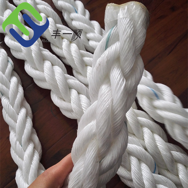 48mmx180m Length 8 Strand PP Mooring Rope With ABS Approval