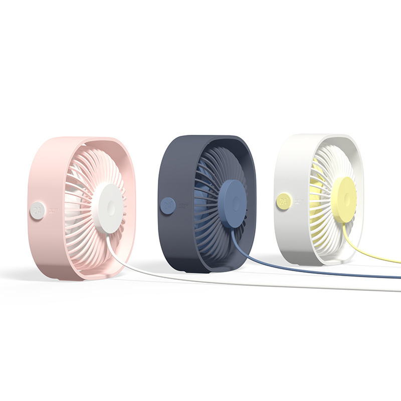 129*122*52 mm Mini Desktop USB Fan with Charging Convenience and Lightweight Design