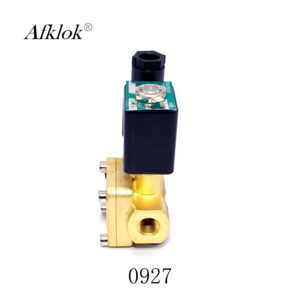 Polit Operation High Pressure Solenoid Valve NBR Seal Temperature Of Media -5-80