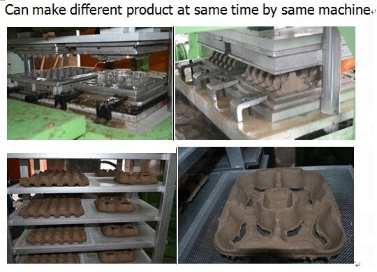 Reliable Waste Pulp Egg Tray Making Machine Computer Controlled CE / ISO Approval