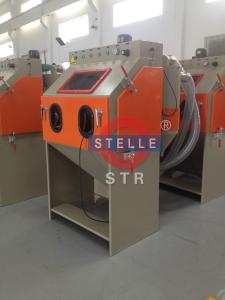 China Suction Sand Blast Cabinet Rust / Industrial Sandblaster Cabinet Paint Removal wholesale