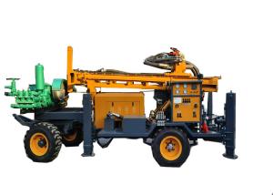 China High Leg Water And Gas Dual Purpose Drilling Rig Equipped With Tires / Track wholesale