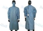 Hydrophobic SMMMS Reinforced Disposable Surgical Gown Integrated Face Mask