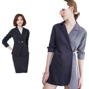 China Elegant Women Dress 95% Polyester 5% Viscose Plain Stripes Fabric For Woolen Blazer Fabric Suits wholesale