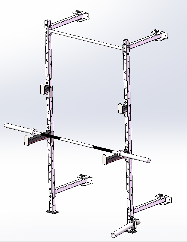 Factory Direct Price Home Gym Fitness Exercise Wall Mount Foldable Gym Accesorios Squat Rack