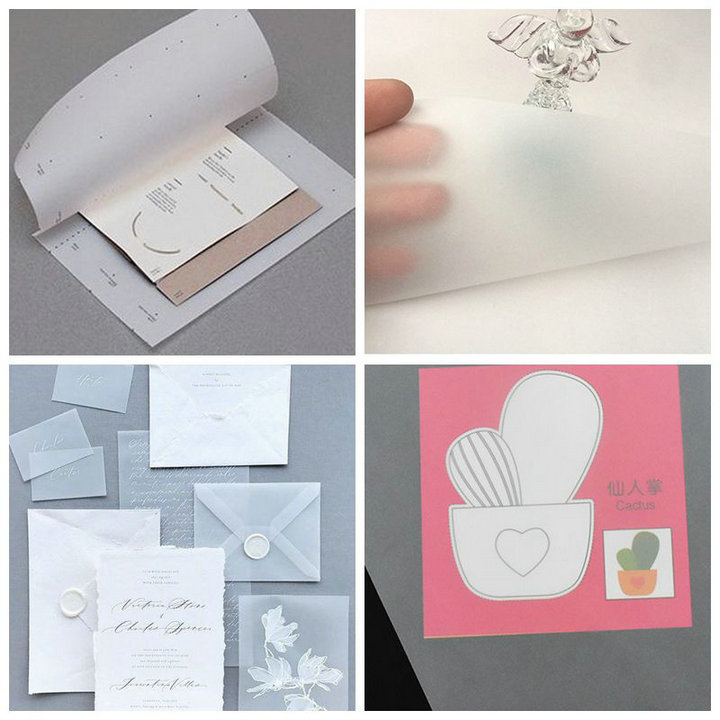 Printable 90gsm 700mm Roll Transparents Paper For Making Clothing Tag