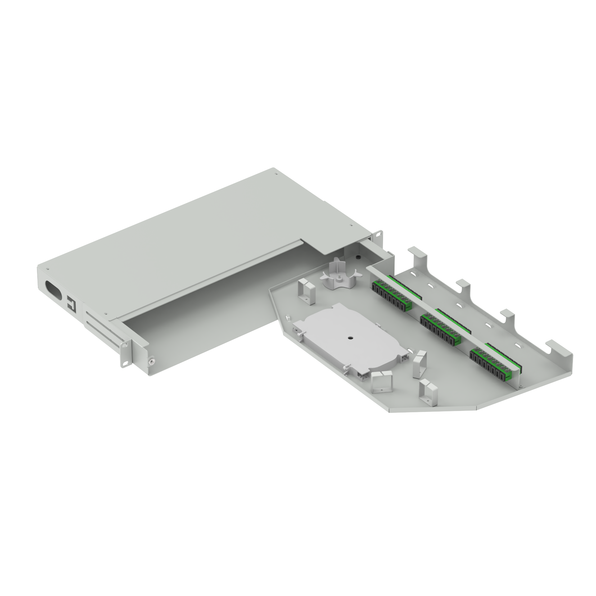 ODN Network 24 Cores APC SC Type 19 Inch Swing Patch Panel Optical Distribution Frame
