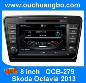 China Ouchuangbo stereo satnavi car kit S100 Skoda Octavia 2013-2015 with USB 1080P Czech map wholesale