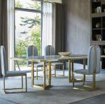 Hot sale High Backrest Golden Stainless Steel Dining Chair Sofia Chair