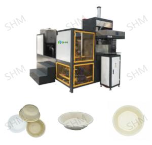 China Small Recyclable Bagasse Pulp Molding Machine Bagasse Plate Machine wholesale