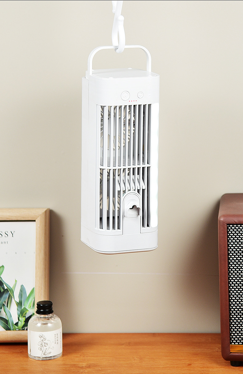 Portable Desktop Cold Air Fan with Night Light and Adjustable Height Box Size 21.2kg
