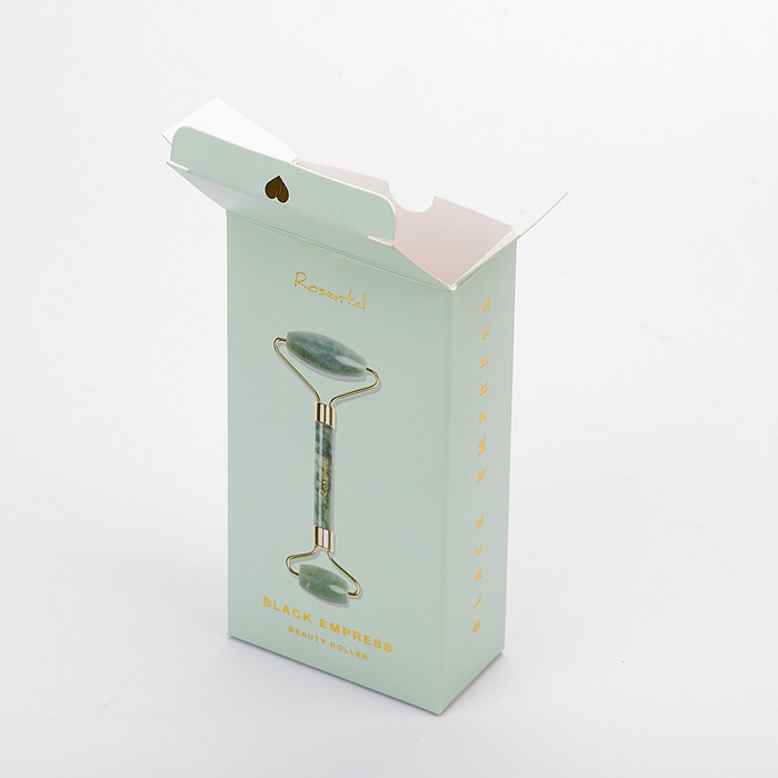 Custimized Cardboard Cosmetic Packaging Custom Made Makeup Box For Jade Package