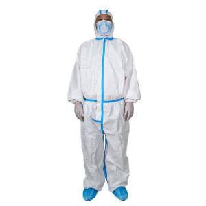 China M-4XL 55-70gsm PPE Disposable Medical Protective Coveralls wholesale
