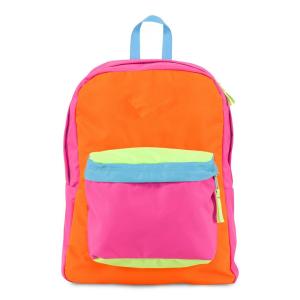 China Multi colored Fashionable Kids Sports Backpack for Girls , Orange / Red / Blue wholesale