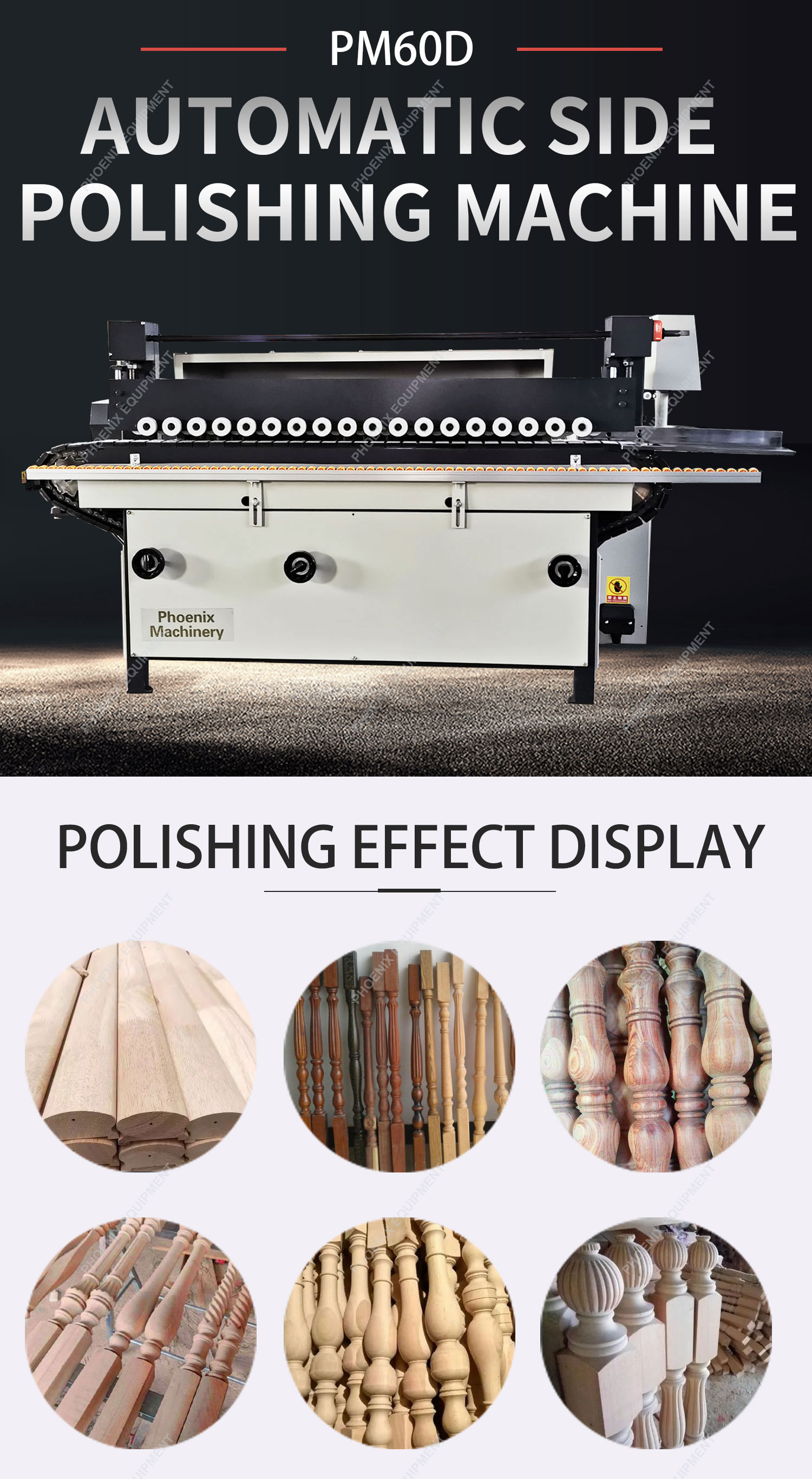 Wood Sanding Machine for Constant Speed Sanding and Polishing of Solid Wood Panels