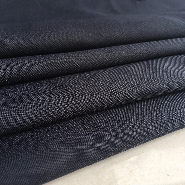 Bag Soft Textured Polyester Twill Woven Dull 288F Brushed Gabardine Fabric For Work Wear