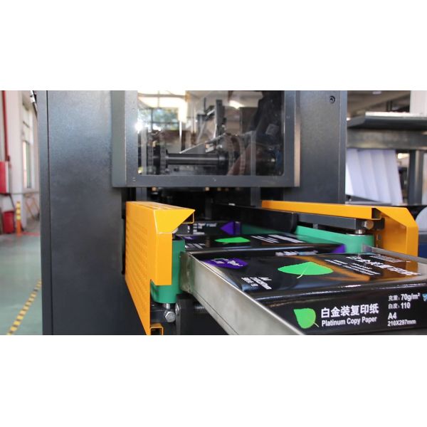 PLC Servo Controlled A4 Paper Cutting and Packing Machine with 40 Packs/Minute Speed and 220V/380V Power Supply