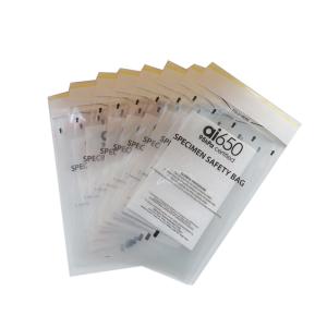 China UV Disinfection 95kPa Biohazard Ziplock Specimen Transport Totes wholesale