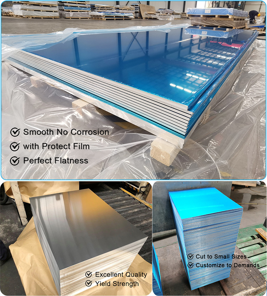 6mm 3mm 2mm 1.5mm 3003 5005 H34 5052 Aluminum Sheet Plate For Trailers