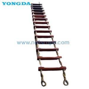 China Wooden Step Boarding Rope Ladder For Life Raft And Lifeboat wholesale