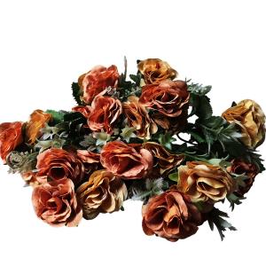 China Fabric Artificial Hydrangea Rose Dining Room Desktop TV Cabinet Flower Arrangement wholesale