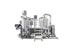 China 3HL Pilot Brewing Equipment Heated By Steam For Beer Brewing Process wholesale