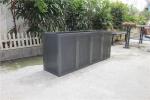Commercial Extra Large Outdoor Planters Perforated Steel Material
