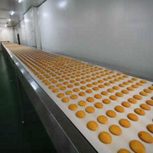 China Biscuit Production Line Flat Belt Conveyor 0.4kW - 22kW Power High Efficiency wholesale