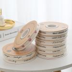 13mm Wholesale Logo Cotton Ribbon Literary Style Flower Packaging Gift Box