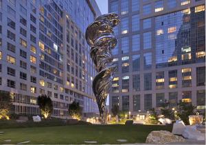 China Polished Stainless Steel Sculpture Venus 28 Meter Height For Plaza Decoration wholesale