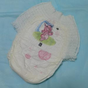 China OEM Non Woven Cotton Baby Diaper Pants With Elastic Waistband wholesale