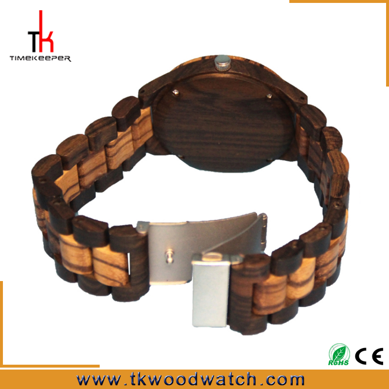 Hot selling oem japan movement Fashion design mens all wood china watch