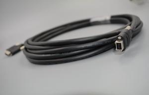 China 4.5 Meters 14.76ft IEEE 1394 Firewire Cable Black Color For Inspection Camera wholesale