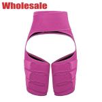 Pink Elastic Waistband Waist Trainer Thigh Shaper Customized Logo
