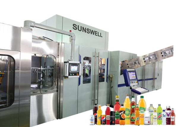 Combi Block Monoblock Bottling Machine Carbonated Non Alcoholic Beverage Drink