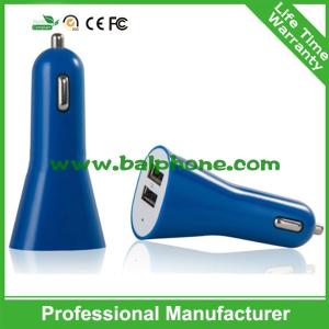 China Universal dual usb car charger output 5V 2.1A for smartphone wholesale