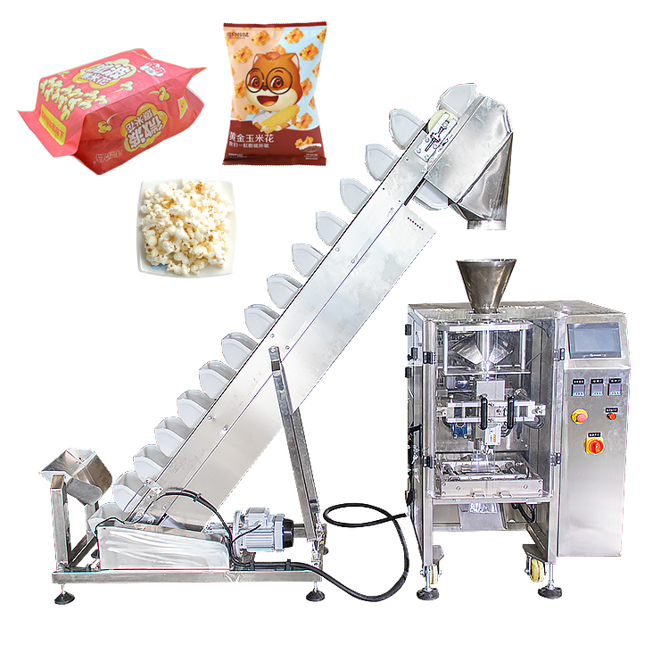 AC220V Vegetable Automatic Weighing Packing Machine LCD Screen 10g 200g