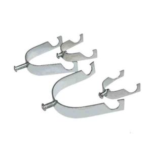 China Anti Corrosion Emt Strut Conduit Clamp Half Round Iron Sheet Keel Card wholesale