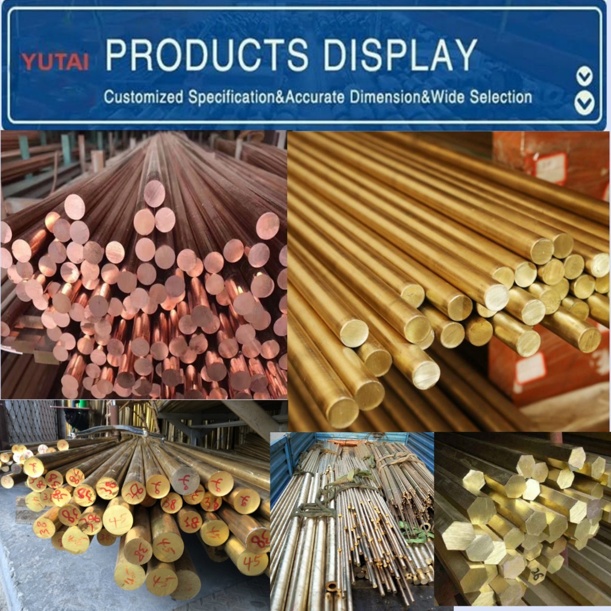 High purity Diameter 3mm H65 H63 H68 Red Copper Round Bar For Welding Fixtures, etc